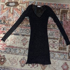 Sheer glitter sparkle dress